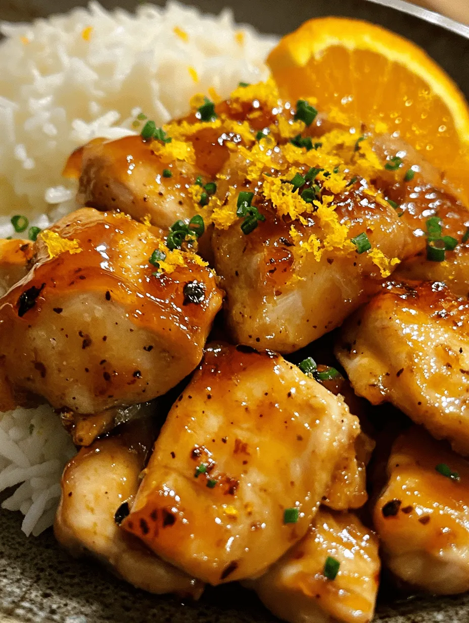 To appreciate the depth of flavor in Sweet & Tangy Orange Chicken, it’s essential to understand the key ingredients that contribute to its success. Each component plays a vital role in creating the dish's signature taste.