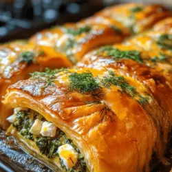 If you’re searching for a show-stopping dish that combines elegance with comfort, look no further than the Spinach and Cheese Stuffed Salmon Wellington. This delightful recipe is not only visually stunning but also a feast for the taste buds, making it the perfect centerpiece for any dinner party or a satisfying weeknight meal.