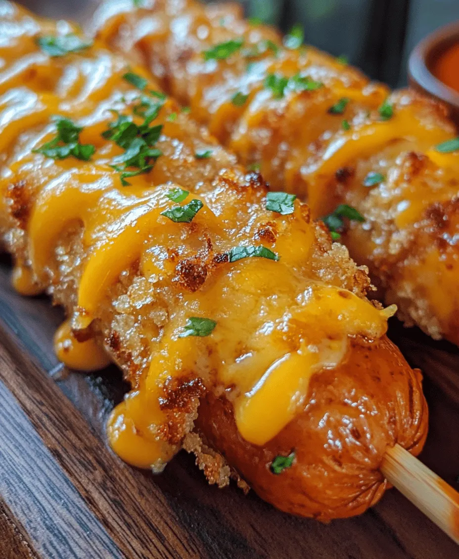 In recent years, the culinary world has witnessed a delightful surge in the popularity of Korean street food, with one treat capturing the hearts and taste buds of food enthusiasts around the globe: the Korean corn dog. This unique dish combines the gooey, cheesy goodness of melted cheese with the savory richness of hot dogs, all enveloped in a deliciously crispy batter. The marriage of flavors and textures makes cheesy Korean corn dogs an irresistible snack that is perfect for gatherings, parties, or simply a fun family meal at home.