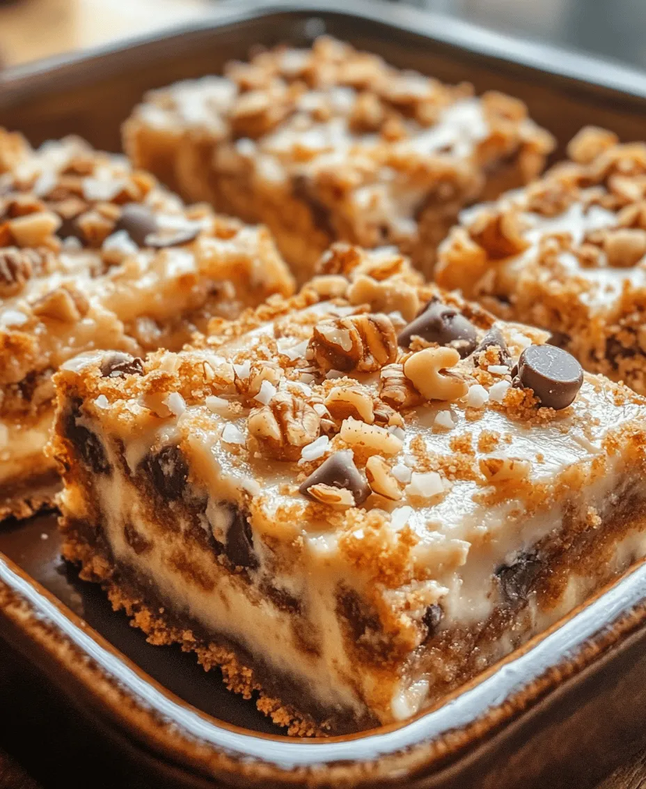 To achieve the perfect Coconut Dream 7 Layer Bars, it's essential to understand the role each ingredient plays in creating the layers and flavors. Here’s a breakdown of the key ingredients that make these bars a tropical delight: