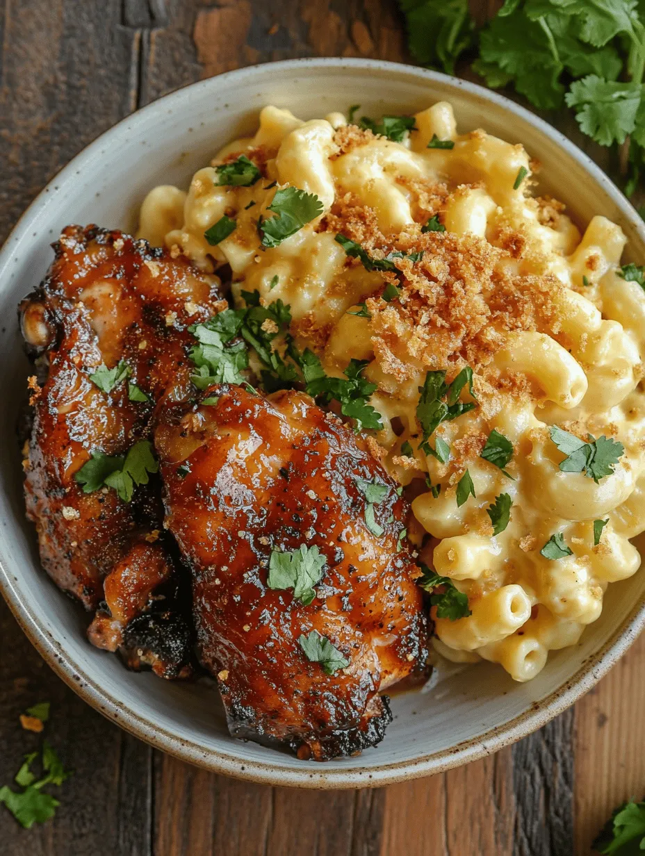 If you're looking for a dish that perfectly balances sweet and spicy flavors while also delivering the ultimate comfort food experience, look no further than Sweet and Spicy Honey Pepper Chicken with Creamy Macaroni Cheese. This delightful recipe combines tender, juicy chicken thighs marinated in a harmonious blend of honey, spices, and heat, served alongside a rich and creamy macaroni cheese that will leave your taste buds dancing.