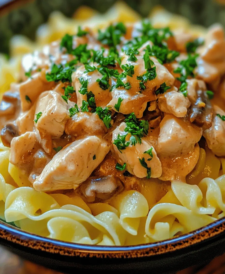 If you’re in search of a dish that epitomizes comfort food, look no further than Creamy Chicken Stroganoff Delight. This hearty meal is perfect for family dinners, gatherings with friends, or even a cozy night in. The rich, creamy sauce enveloping tender chicken pieces and earthy mushrooms creates a combination that is as satisfying as it is delicious. What sets this recipe apart is not just its flavor profile but also its ease of preparation, making it an excellent choice for both novice and experienced cooks alike. With simple ingredients and straightforward steps, you’ll be able to whip up a comforting dish that will tantalize your taste buds and warm your soul.