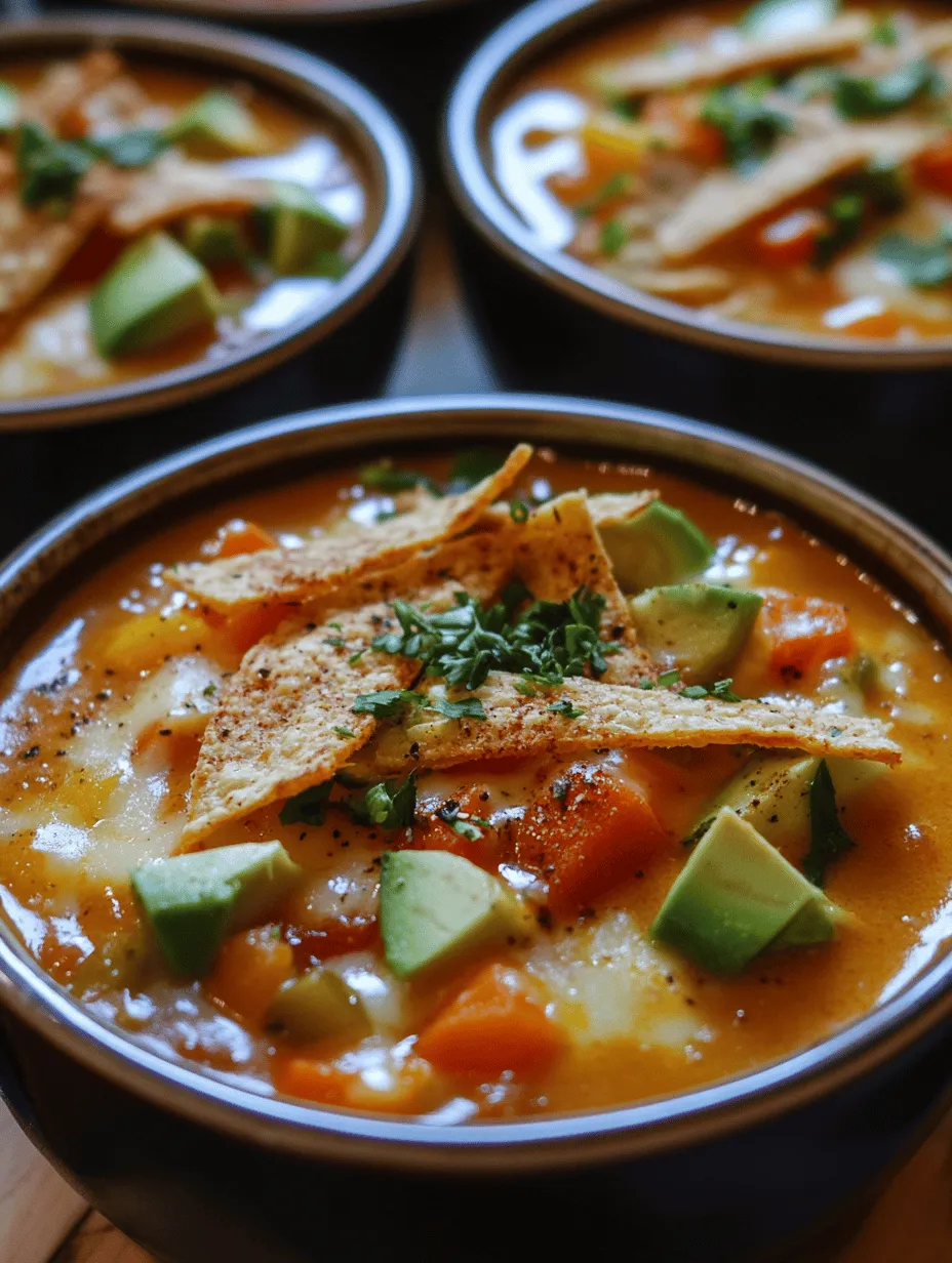 Tortilla soup has become a staple in many households, celebrated for its warm, comforting qualities and vibrant flavors. This classic Mexican dish, traditionally made with a rich broth, crispy tortillas, and a medley of toppings, has captivated the taste buds of soup lovers worldwide. In an era where dietary preferences have evolved, the demand for vegetarian options has surged, leading to a delightful twist on this beloved recipe. Enter the creamy vegetarian tortilla soup—a dish that not only meets the needs of vegetarians but also delivers a satisfying and hearty meal for everyone.