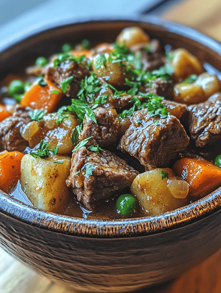 Nothing evokes the warmth of home quite like a steaming bowl of beef stew. This beloved dish is a quintessential comfort food, cherished for its rich flavors and hearty ingredients that come together to create a satisfying meal. Traditionally slow-cooked for hours, beef stew showcases tender chunks of meat, vibrant vegetables, and a flavorful broth that warms the soul, making it a favorite for family gatherings and cozy evenings at home.