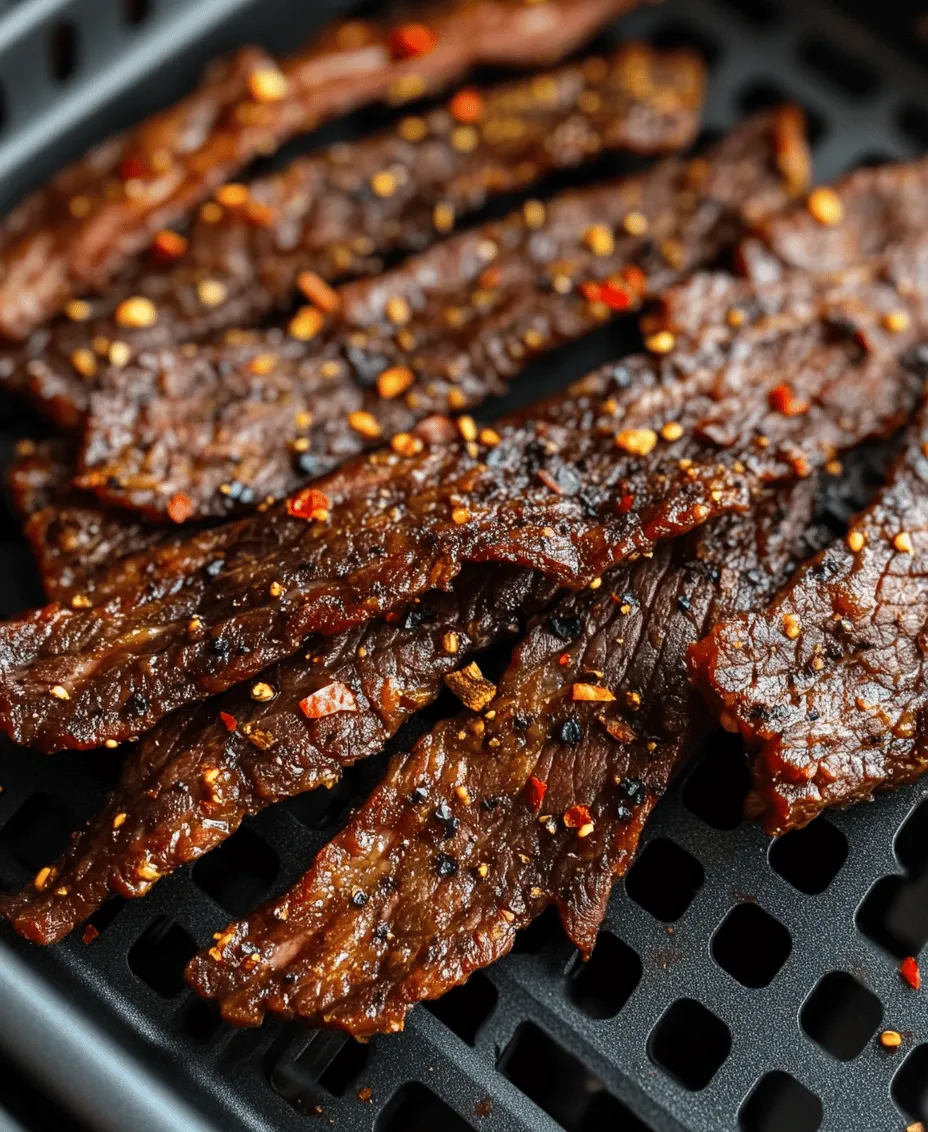 Beef jerky has long held its place as a beloved snack, cherished for its portability, rich flavor, and satisfying chewiness. It's a go-to choice for outdoor enthusiasts, busy professionals, and anyone looking for a quick protein boost on the go. Traditionally, making beef jerky involved long hours of marinating and slow-drying, often requiring specialized equipment. However, with the rise of the air fryer, the jerky-making process has been revolutionized. This modern kitchen appliance not only simplifies the preparation but also produces a healthier version of this classic snack.