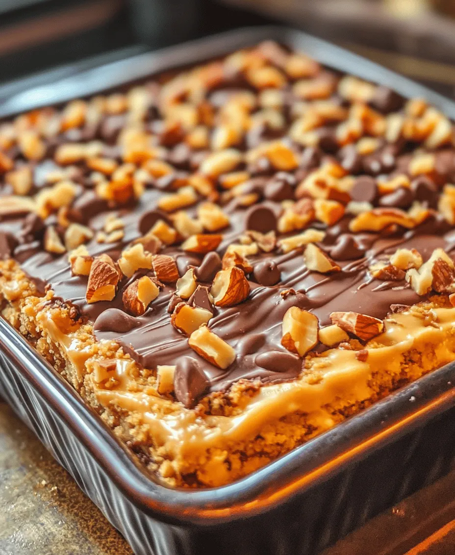 Understanding the components of this recipe will enhance your cooking experience and help you appreciate the flavors that come together in this dessert. Each layer contributes a unique texture and taste, creating a balanced and satisfying treat. Let's break down each element that makes these bars so irresistible.