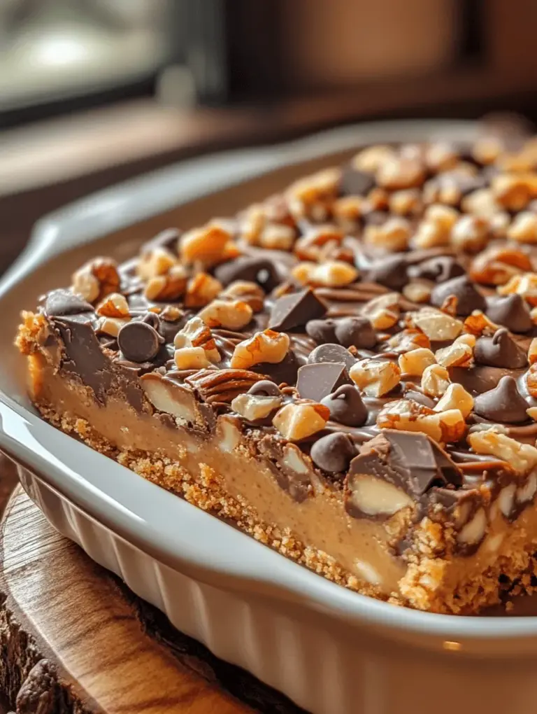 Understanding the components of this recipe will enhance your cooking experience and help you appreciate the flavors that come together in this dessert. Each layer contributes a unique texture and taste, creating a balanced and satisfying treat. Let's break down each element that makes these bars so irresistible.