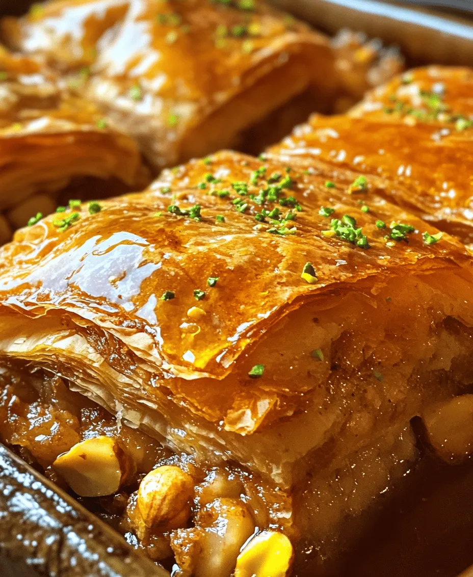 Baklava, a sumptuous dessert that has captivated taste buds across continents, is revered for its rich flavors and delicate textures. This sweet pastry, layered with phyllo dough and filled with nuts, is drenched in a fragrant syrup that adds a unique sweetness, making it a beloved treat in various cultures. Among the many iterations of baklava, the Heavenly Honeyed Baklava stands out, offering a delightful blend of warmth and sweetness that embodies the essence of Mediterranean and Middle Eastern cuisines.