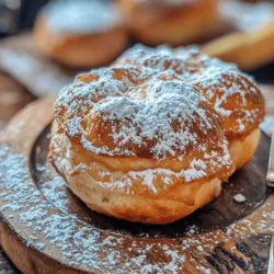 French beignets are a beloved pastry that carries the essence of indulgence and comfort. Their pillowy texture and sweet flavor make them a quintessential treat in French cuisine. Traditionally, these doughnuts are light, airy, and often dusted with powdered sugar, creating a delightful experience with each bite. The cultural significance of beignets is particularly pronounced in regions like New Orleans, where they are a staple at cafes and a must-try for visitors.