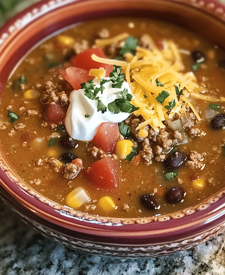 Taco Soup is the epitome of comfort food, offering a delightful combination of warmth, flavor, and heartiness. This dish has gained popularity over the years, becoming a staple in many households, particularly in the United States. Taco Soup seamlessly blends the beloved flavors of classic tacos with the soothing qualities of soup, making it perfect for any occasion. Whether you’re curled up on a chilly evening or hosting a vibrant gathering, this dish is sure to satisfy.