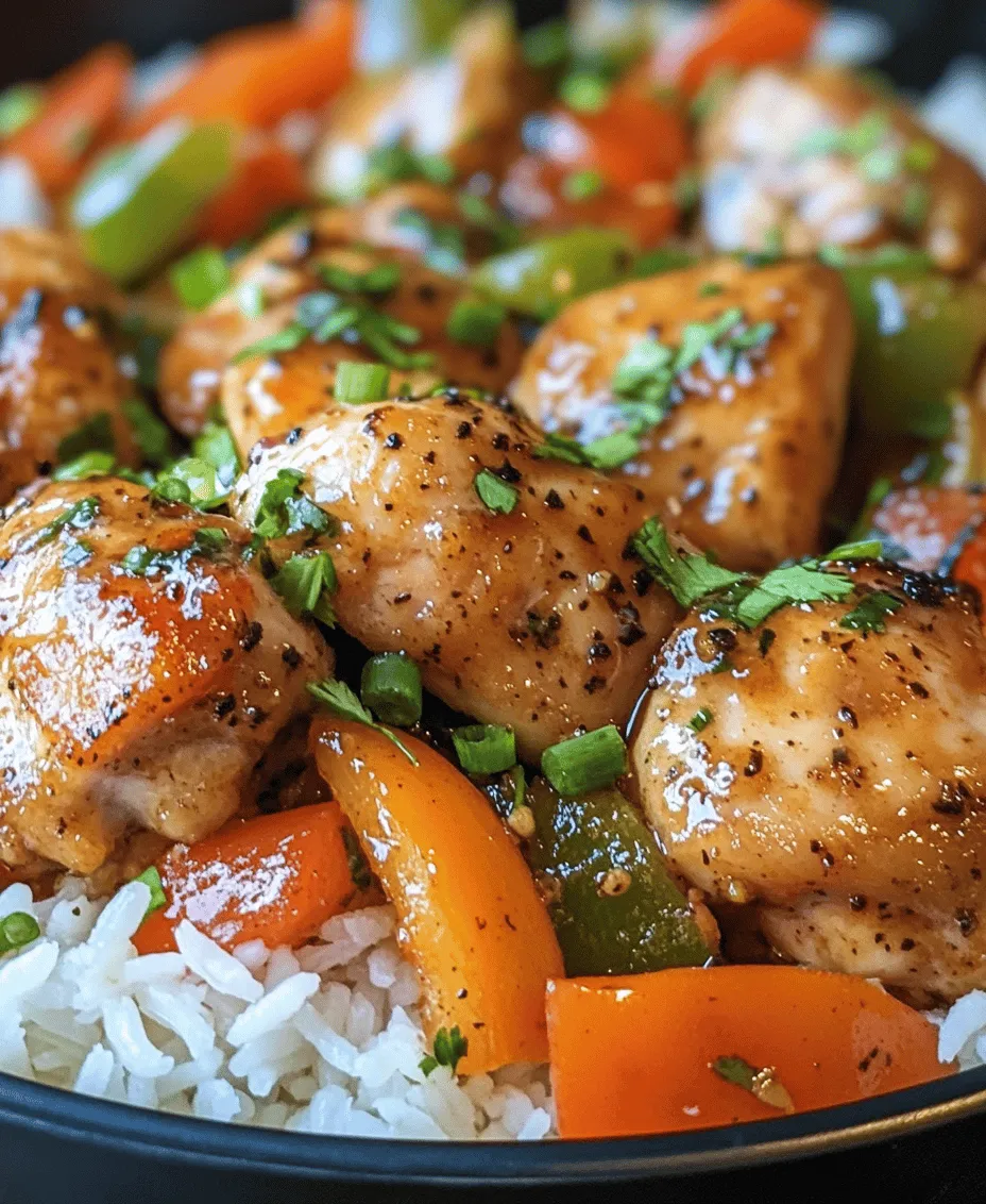 If you're on the hunt for a dish that tantalizes the taste buds and showcases a burst of flavor, look no further than Spicy Black Pepper Chicken Delight. This vibrant recipe combines tender chicken thighs with a medley of fresh vegetables, all elevated by the bold kick of black pepper. Whether you’re preparing a cozy dinner for two or a gathering with friends and family, this dish promises to impress.