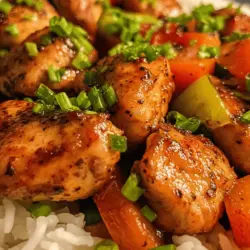 If you're on the hunt for a dish that tantalizes the taste buds and showcases a burst of flavor, look no further than Spicy Black Pepper Chicken Delight. This vibrant recipe combines tender chicken thighs with a medley of fresh vegetables, all elevated by the bold kick of black pepper. Whether you’re preparing a cozy dinner for two or a gathering with friends and family, this dish promises to impress.