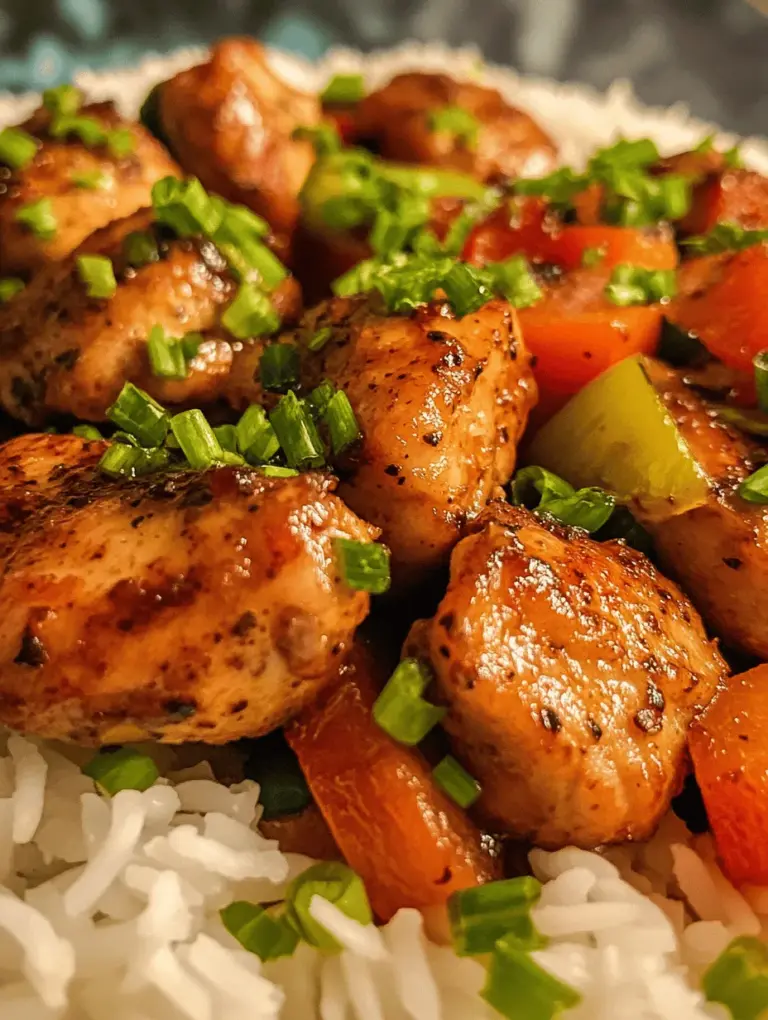 If you're on the hunt for a dish that tantalizes the taste buds and showcases a burst of flavor, look no further than Spicy Black Pepper Chicken Delight. This vibrant recipe combines tender chicken thighs with a medley of fresh vegetables, all elevated by the bold kick of black pepper. Whether you’re preparing a cozy dinner for two or a gathering with friends and family, this dish promises to impress.