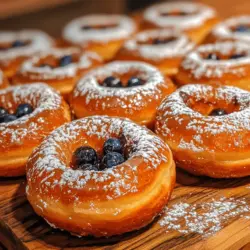 To create the perfect baked blueberry donuts, it’s essential to understand the role each ingredient plays in the recipe. Here’s a breakdown of the key components: