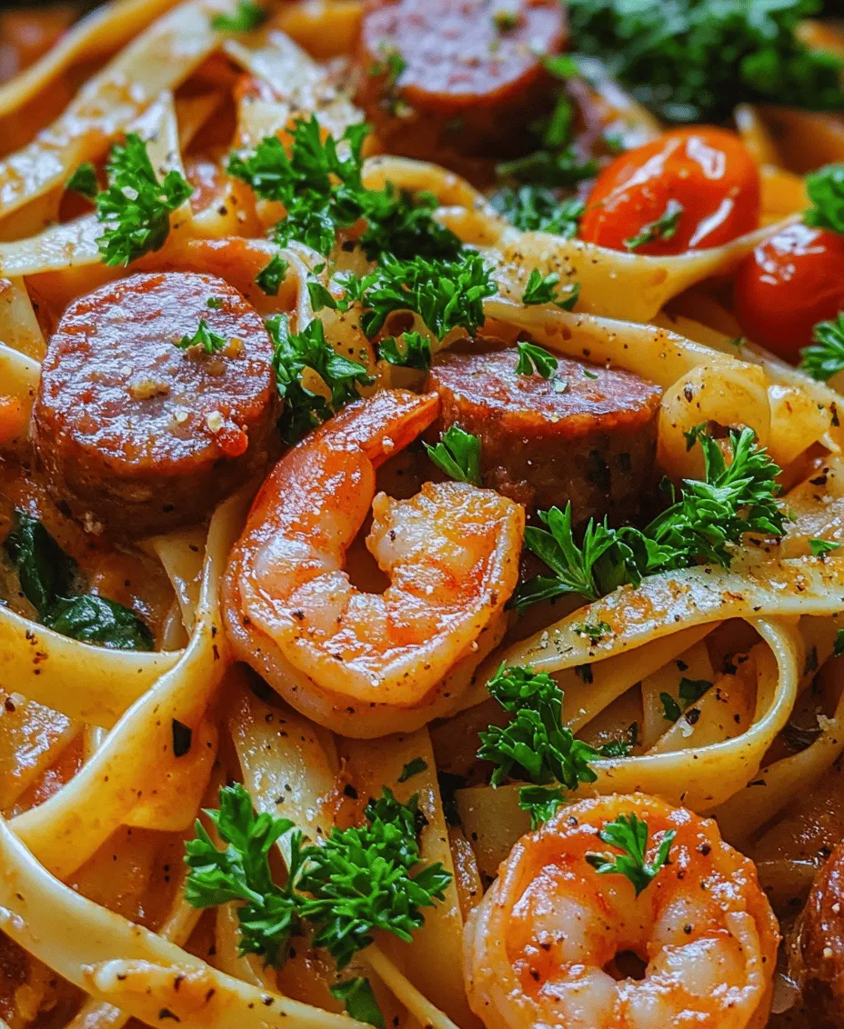 If you’re looking for a dish that perfectly marries comfort with bold flavors, look no further than Creamy Cajun Shrimp Pasta with Sausage. This indulgent recipe brings together succulent shrimp, savory sausage, and a rich, creamy sauce that envelops tender fettuccine pasta. The appeal of this dish lies not only in its decadent taste but also in the delightful symphony of Cajun spices that elevate every bite. Whether you’re cooking for a busy weeknight dinner or impressing guests at a special gathering, this dish delivers both speed and satisfaction.