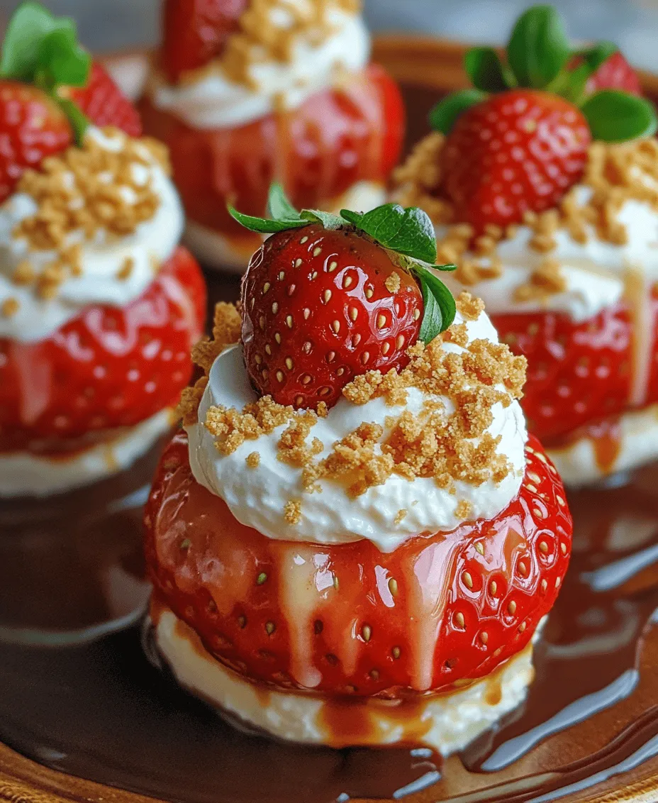 Cheesecake stuffed strawberries are an irresistible dessert that beautifully marries the juicy sweetness of fresh strawberries with the creamy indulgence of cheesecake. This delightful treat is a perfect fusion that not only tantalizes the taste buds but also pleases the eyes, making it an ideal addition to any gathering. Whether you are celebrating a romantic occasion like Valentine’s Day, hosting a summer barbecue, or simply looking for a sweet snack to enjoy at home, cheesecake stuffed strawberries are versatile enough to suit any moment.