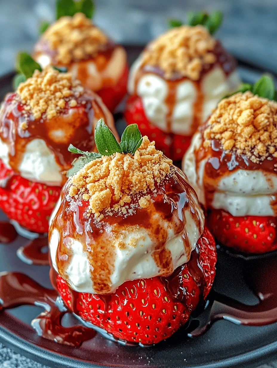 Cheesecake stuffed strawberries are an irresistible dessert that beautifully marries the juicy sweetness of fresh strawberries with the creamy indulgence of cheesecake. This delightful treat is a perfect fusion that not only tantalizes the taste buds but also pleases the eyes, making it an ideal addition to any gathering. Whether you are celebrating a romantic occasion like Valentine’s Day, hosting a summer barbecue, or simply looking for a sweet snack to enjoy at home, cheesecake stuffed strawberries are versatile enough to suit any moment.