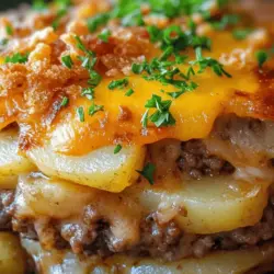 When it comes to comfort food, few dishes evoke the same feelings of warmth and satisfaction as a Cheesy Hamburger Potato Casserole. This classic recipe has earned its place in homes across the country, cherished for its simplicity and the delightful combination of flavors and textures. Whether you're preparing a family dinner, hosting a gathering, or looking for a crowd-pleasing dish for a potluck, this casserole checks all the boxes.