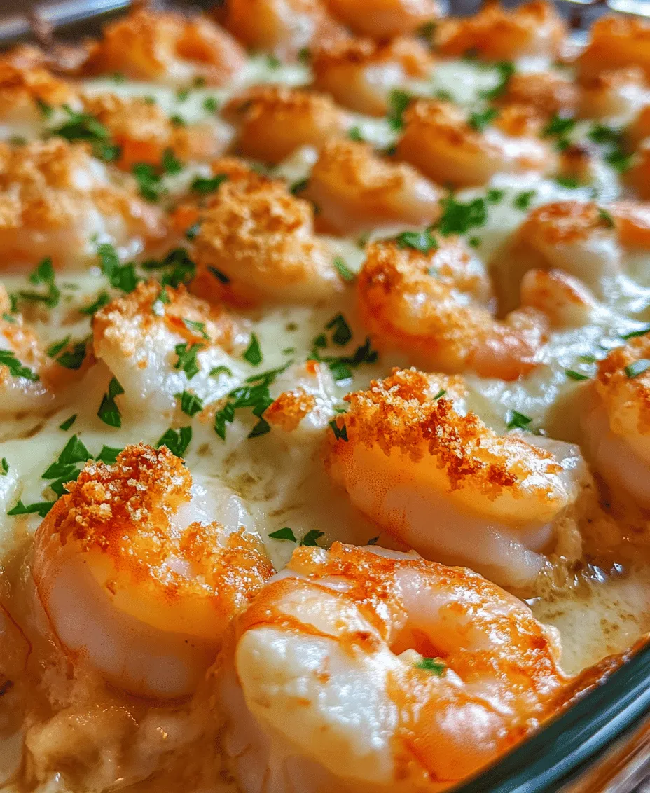 Garlic Shrimp Gratin is a delightful dish that elevates the humble shrimp into a luxurious culinary experience. This dish features succulent shrimp nestled in a creamy, garlic-infused sauce, then topped with a golden, crunchy breadcrumb crust. The combination of flavors and textures makes Garlic Shrimp Gratin a crowd-pleaser, suitable for everything from casual weeknight dinners to elegant gatherings. It is a dish that impresses without overwhelming the cook, allowing even novice chefs to shine in the kitchen.