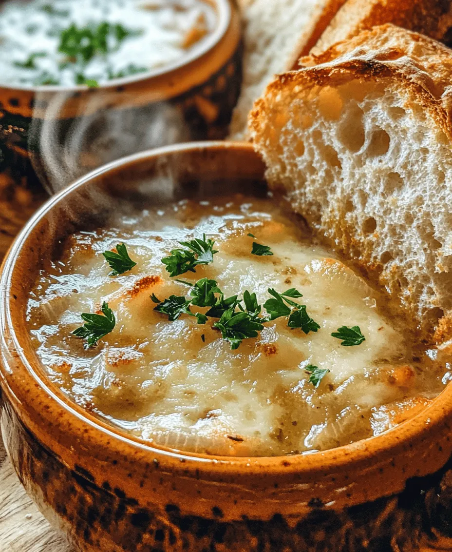 Authentic Country French Garlic Soup, known in French as 