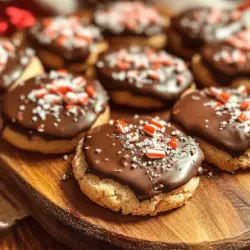 As the holiday season approaches, kitchens across the country come alive with the sweet aromas of baked goods and the festive spirit of togetherness. The joy of baking during this time is not just about creating delicious treats; it's about making memories with family and friends, sharing warmth, and spreading cheer. Among the myriad of holiday delights, chocolate dipped peppermint cookies hold a special place in many hearts. These cookies are not only visually stunning with their festive colors but also offer a delightful combination of rich chocolate and refreshing peppermint flavors that perfectly embodies the essence of the season.