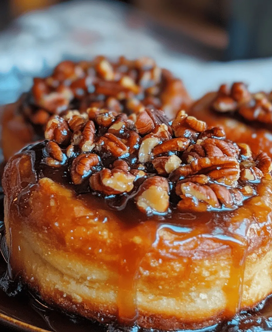 Pecan sticky buns are a delightful blend of sweet and nutty flavors that make for a perfect breakfast indulgence or a decadent dessert. They are soft, fluffy rolls filled with a rich cinnamon-sugar mixture and topped with a luscious sticky glaze infused with the crunchiness of toasted pecans. The moment you pull them out of the oven, the aroma wafting through your kitchen becomes an irresistible invitation for family and friends to gather around the table. Whether you enjoy them fresh out of the oven or warmed slightly the next day, these buns promise a taste experience that is both comforting and indulgently satisfying.