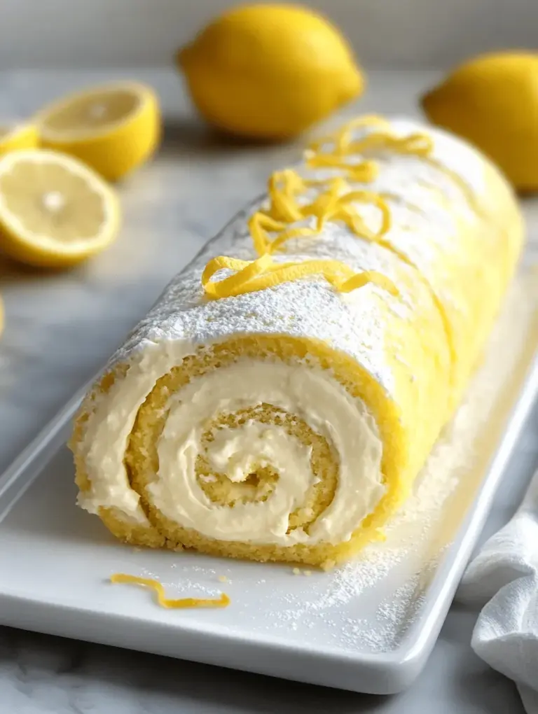 Roll cakes have a special charm that captivates both novice bakers and seasoned pastry chefs alike. Their elegant appearance and versatile nature make them a delightful addition to any dessert table. Among the many varieties of roll cakes, the Luscious Lemon Cream Roll Cake stands out with its vibrant flavors and creamy texture, making it a beloved treat for all occasions. From family gatherings to elegant dinner parties, this cake not only pleases the palate but also adds a touch of sophistication to the dessert spread.