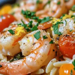 In the realm of quick and satisfying meals, few dishes can compare to the delightful combination of One Pot Lemon Butter Orzo with Shrimp. This dish captivates the senses with its bright flavors and comforting textures, making it a favorite for both busy weeknights and special occasions. The harmonious blend of zesty lemon, rich butter, and succulent shrimp creates a culinary experience that is as enjoyable to prepare as it is to eat.