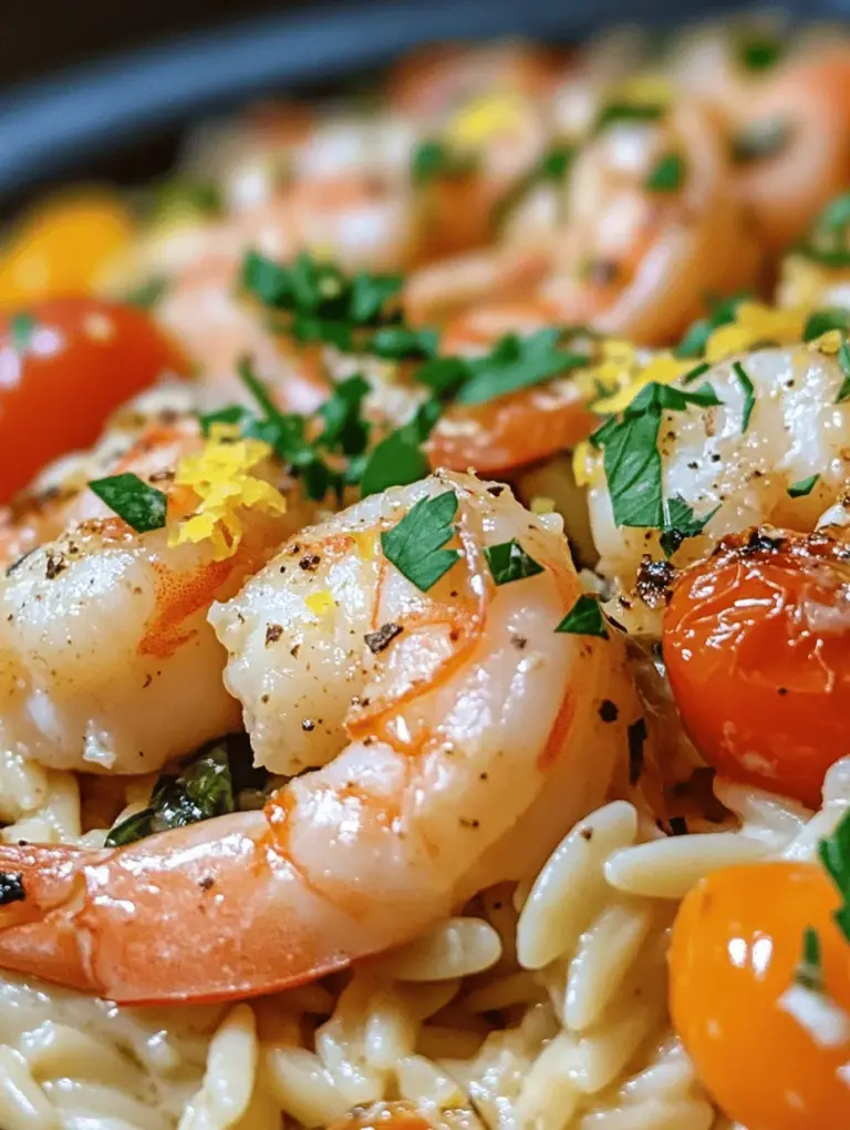 In the realm of quick and satisfying meals, few dishes can compare to the delightful combination of One Pot Lemon Butter Orzo with Shrimp. This dish captivates the senses with its bright flavors and comforting textures, making it a favorite for both busy weeknights and special occasions. The harmonious blend of zesty lemon, rich butter, and succulent shrimp creates a culinary experience that is as enjoyable to prepare as it is to eat.