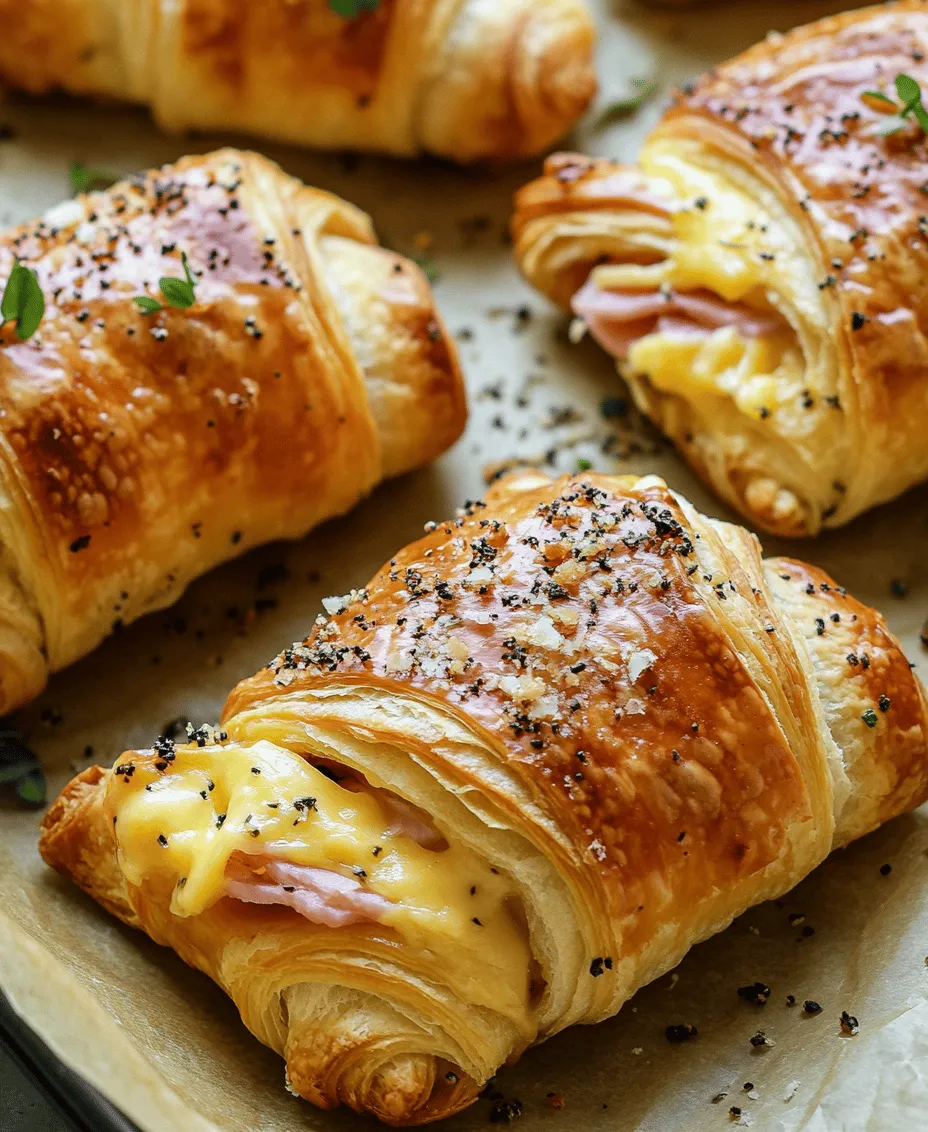 When it comes to savory snacks, few dishes can rival the irresistible allure of ham and cheese croissant rolls. These delectable morsels combine the rich, buttery flavor of croissant dough with the savory goodness of ham and cheese, making them a perfect treat for any occasion. The flaky, golden-brown exterior gives way to a deliciously gooey filling that tantalizes the taste buds, making these rolls an instant favorite among both kids and adults alike.