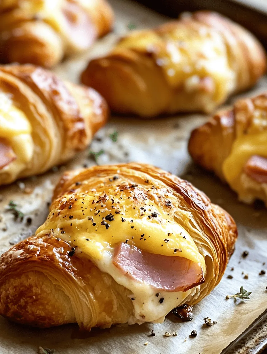 When it comes to savory snacks, few dishes can rival the irresistible allure of ham and cheese croissant rolls. These delectable morsels combine the rich, buttery flavor of croissant dough with the savory goodness of ham and cheese, making them a perfect treat for any occasion. The flaky, golden-brown exterior gives way to a deliciously gooey filling that tantalizes the taste buds, making these rolls an instant favorite among both kids and adults alike.