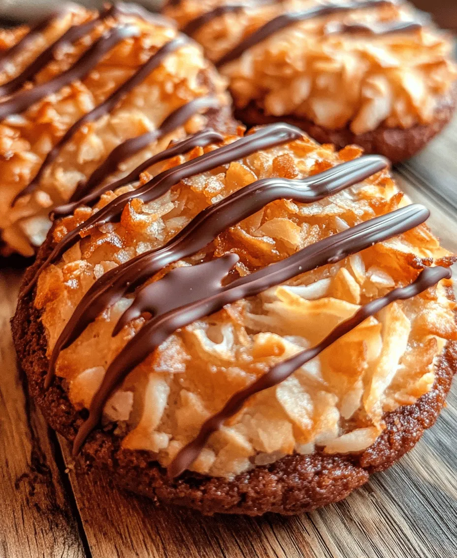 Samoas cookies, also known as Caramel deLites, are a beloved classic treat that has captured the hearts and taste buds of cookie enthusiasts everywhere. These delectable cookies boast a distinctive combination of flavors and textures, featuring a buttery shortbread base, a rich coconut caramel topping, and a smooth chocolate drizzle that ties it all together. While store-bought versions are widely available, nothing compares to the satisfaction of making these delightful treats from scratch in your own kitchen.