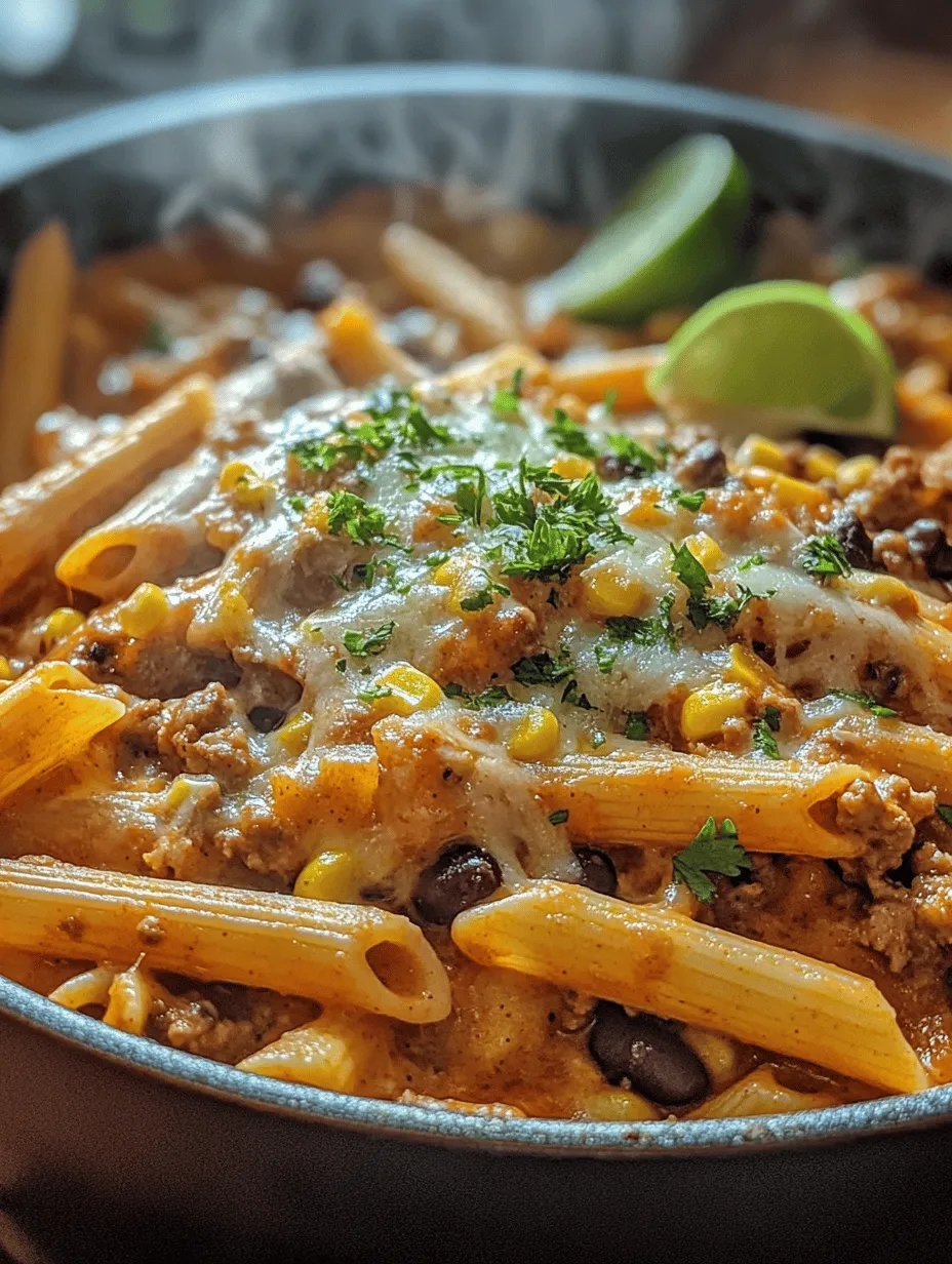 If you’re looking for a quick and satisfying meal that brings together the bold flavors of taco night with the comforting essence of pasta, then Spicy One Pot Taco Pasta is the dish for you. This recipe has taken the culinary world by storm, as it combines the best of both worlds—tacos and pasta—into one delicious bowl of goodness. The allure of this dish lies not just in its taste but also in its convenience. With everything cooked in a single pot, cleanup is a breeze, making it an ideal choice for busy weeknights or cozy family dinners.