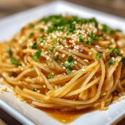 To create the perfect Garlic Sesame Noodles, it’s essential to understand the primary ingredients used in this dish. Each component plays a crucial role in achieving the desired flavor and texture, which is why selecting quality ingredients is vital.