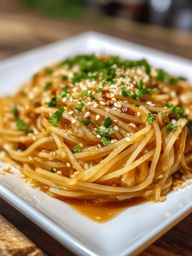 To create the perfect Garlic Sesame Noodles, it’s essential to understand the primary ingredients used in this dish. Each component plays a crucial role in achieving the desired flavor and texture, which is why selecting quality ingredients is vital.