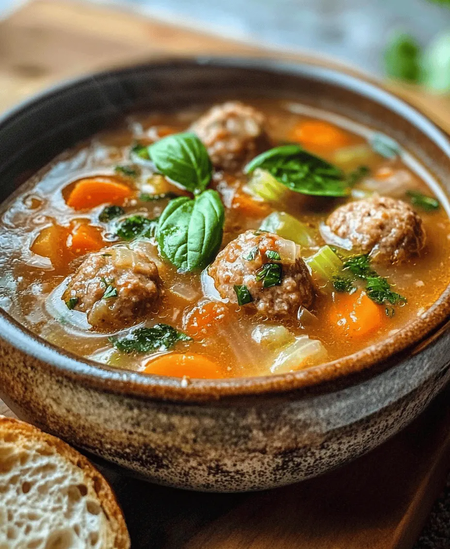 There’s something undeniably comforting about a steaming bowl of soup, especially when it’s filled with tender meatballs, vibrant vegetables, and aromatic herbs. Cozy Italian Meatball Soup embodies this warmth, making it the perfect dish for chilly evenings or family gatherings. The act of cooking has a magical quality; it brings people together, fills the home with enticing aromas, and creates lasting memories. When you share a homemade meal, you’re not just nourishing the body; you’re nurturing the soul.