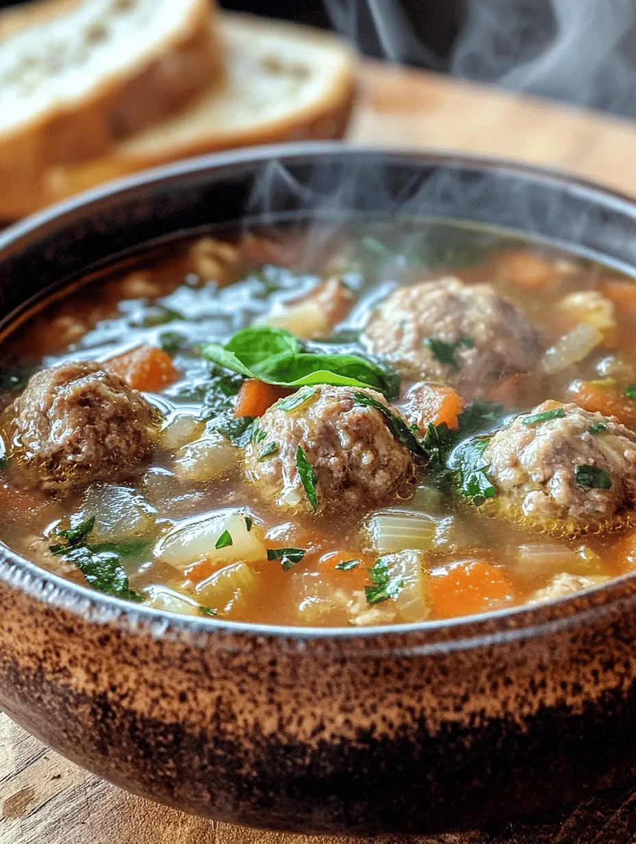 There’s something undeniably comforting about a steaming bowl of soup, especially when it’s filled with tender meatballs, vibrant vegetables, and aromatic herbs. Cozy Italian Meatball Soup embodies this warmth, making it the perfect dish for chilly evenings or family gatherings. The act of cooking has a magical quality; it brings people together, fills the home with enticing aromas, and creates lasting memories. When you share a homemade meal, you’re not just nourishing the body; you’re nurturing the soul.