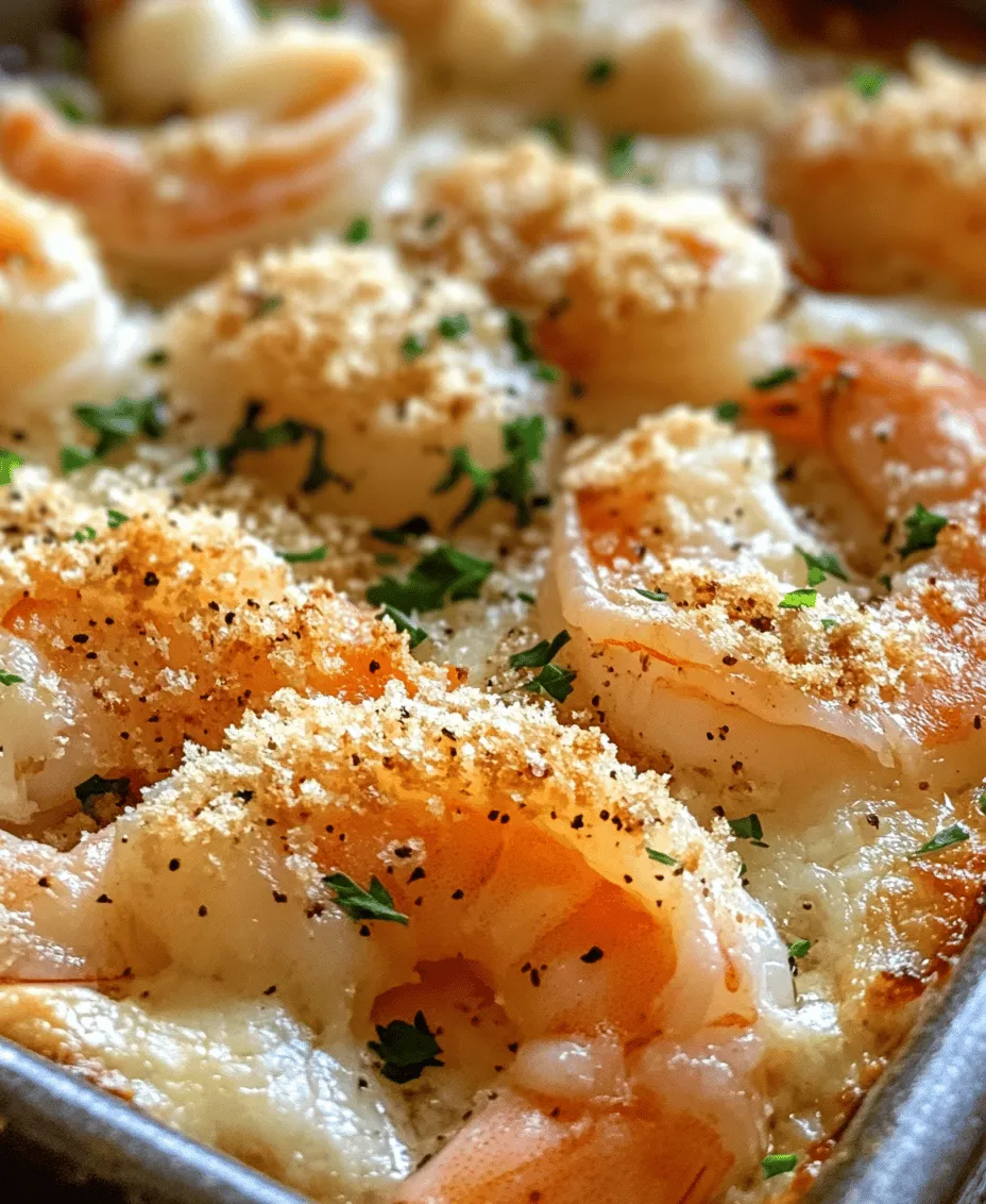 Garlic shrimp gratin is a delightful dish that epitomizes the essence of comfort food while showcasing the luxurious flavors of seafood. This culinary creation marries succulent shrimp with the aromatic kick of garlic, enveloped in a creamy, cheesy blanket that is baked to perfection. The combination of flavors—garlic’s rich pungency, the natural sweetness of shrimp, and the savory depth of cheese—creates a dish that is both indulgent and satisfying.