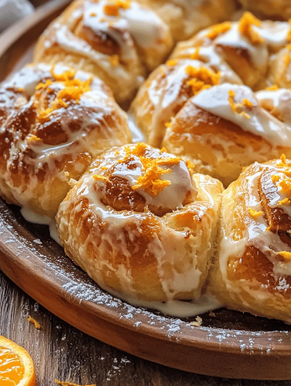 Delight your taste buds with a heavenly treat that combines the bright, refreshing flavor of oranges and the comforting warmth of freshly baked rolls. Zesty Orange Rolls with a Blissful Sour Cream Butter Glaze are not just a breakfast item; they are an experience—a sweet escape that envelops you in a delightful citrus aroma. The combination of the tangy orange zest and the creamy, buttery glaze creates a flavor profile that is both refreshing and indulgent, making these rolls a perfect choice for any time of day. Whether you are hosting a brunch, celebrating a special occasion, or simply looking for a treat to enjoy with your morning coffee, these orange rolls will surely impress.