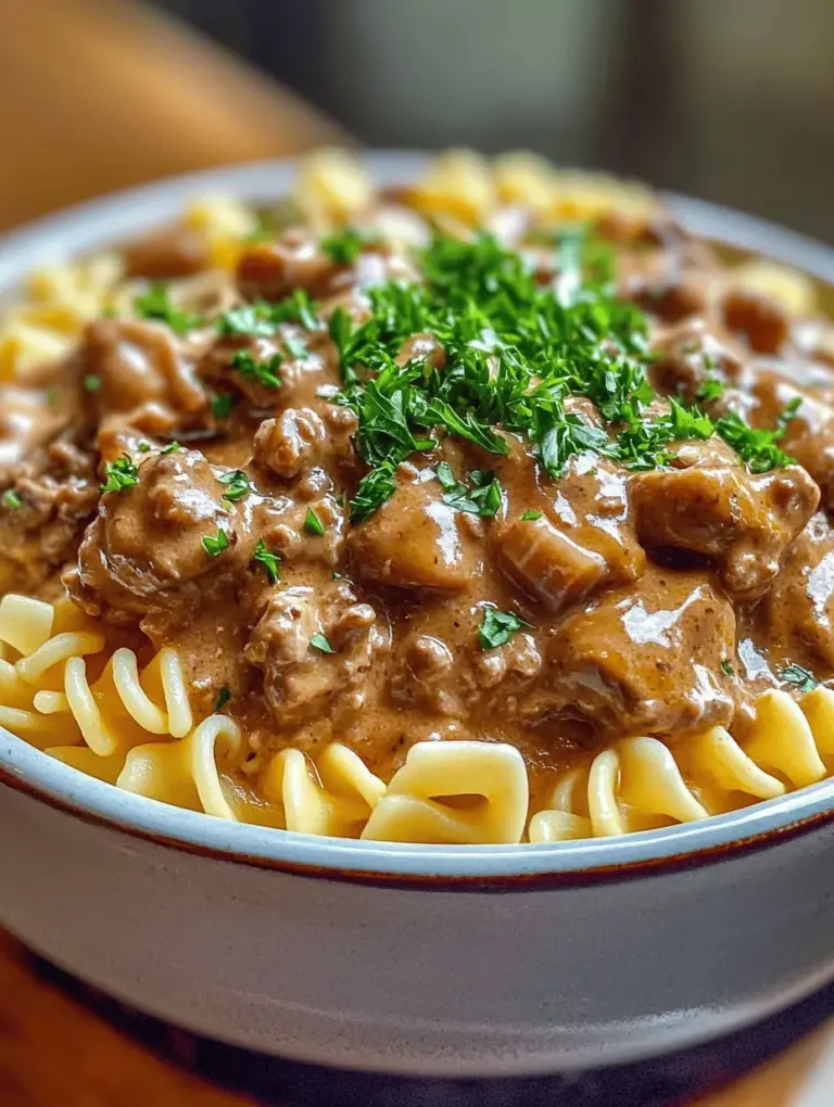 Beef Stroganoff is a classic comfort food beloved by many for its rich flavors and creamy texture. Originating from Russia, this dish has transcended borders to become a staple in homes around the world. The combination of tender beef, savory mushrooms, and a velvety sauce served over a bed of noodles makes it a go-to meal for family dinners and gatherings. The charm of Beef Stroganoff lies not only in its taste but also in the warmth it brings to the dinner table, making it a dish that evokes fond memories and shared moments.