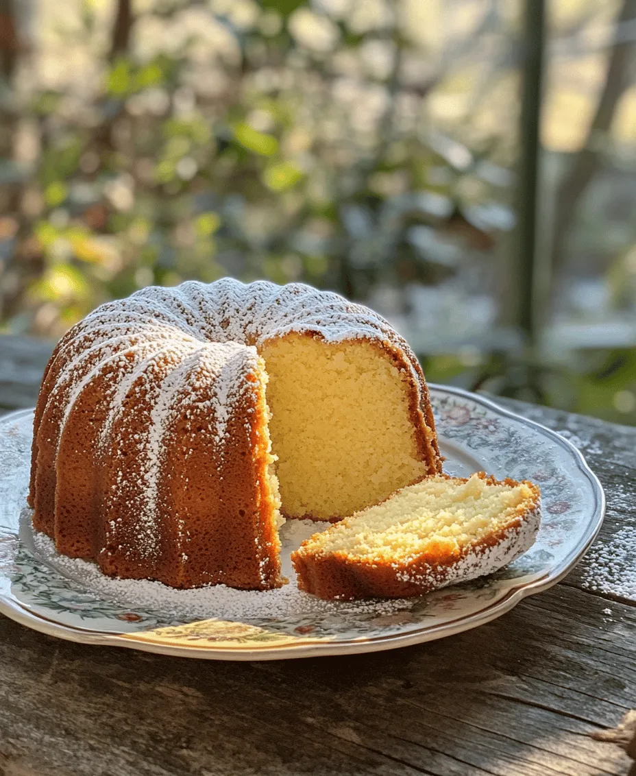 One of the foundational ingredients in this recipe is unsalted butter. Using unsalted butter is essential in baking as it allows for better control over the flavor of the cake. Salt can vary in intensity depending on the brand and the type, and using unsalted butter ensures that you can add the precise amount of salt needed for your recipe. Unsalted butter also tends to be fresher, which is critical when you want the best possible flavor in your baked goods. When creamed with sugar, unsalted butter contributes to the cake's rich flavor and creates a light, airy texture that is characteristic of a well-made pound cake.