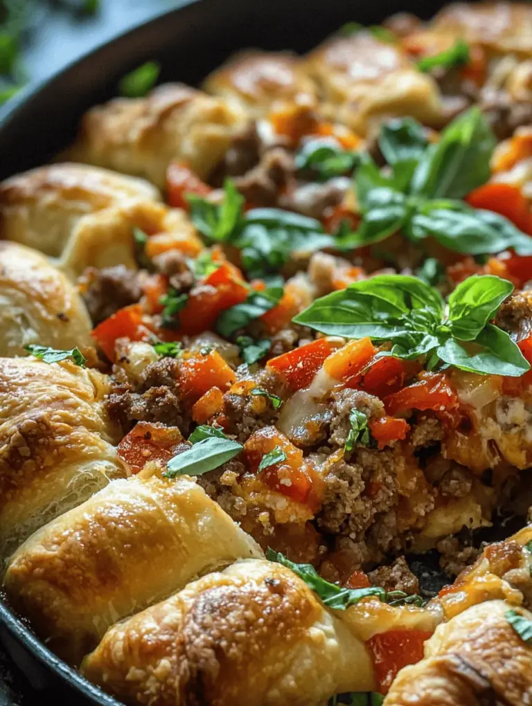 Italian cuisine is renowned for its comforting and hearty dishes, and one recipe that encapsulates this spirit beautifully is the Italian Crescent Casserole. This delightful dish brings together rich flavors and textures, creating a meal that is as satisfying as it is delicious. Imagine layers of savory Italian sausage, vibrant vegetables, and creamy cheeses, all wrapped in flaky crescent roll dough. It's a culinary embrace that warms the heart and pleases the palate.