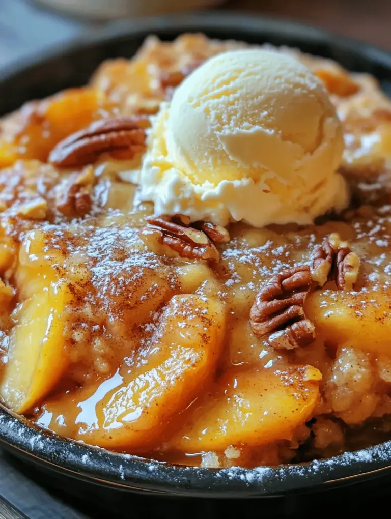 Peach cobbler is a beloved classic dessert that evokes memories of family gatherings, summer picnics, and warm evenings spent on the porch. Its sweet, juicy peaches paired with a buttery, flaky crust create a comforting dish that many people have enjoyed for generations. However, making a traditional peach cobbler can be time-consuming, requiring precise measurements and techniques that may intimidate novice bakers. Enter the delightful peach cobbler dump cake—a simplified version of this cherished dessert that promises all the flavor with minimal effort.