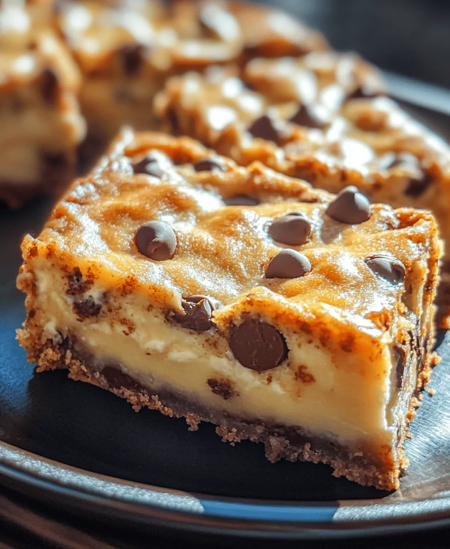 Indulging in dessert is a delightful experience, and what could be better than combining two beloved treats into one? Chocolate Chip Cookie Cheesecake Bars are the ultimate dessert that brings together the rich, creamy goodness of cheesecake and the comforting chewiness of chocolate chip cookies. This dessert not only satisfies your sweet tooth but also delights your palate with its unique texture and flavor profile. In this article, we will explore the origins of this mouthwatering treat, its flavor components, and provide you with step-by-step instructions to create these delectable bars right in your own kitchen.