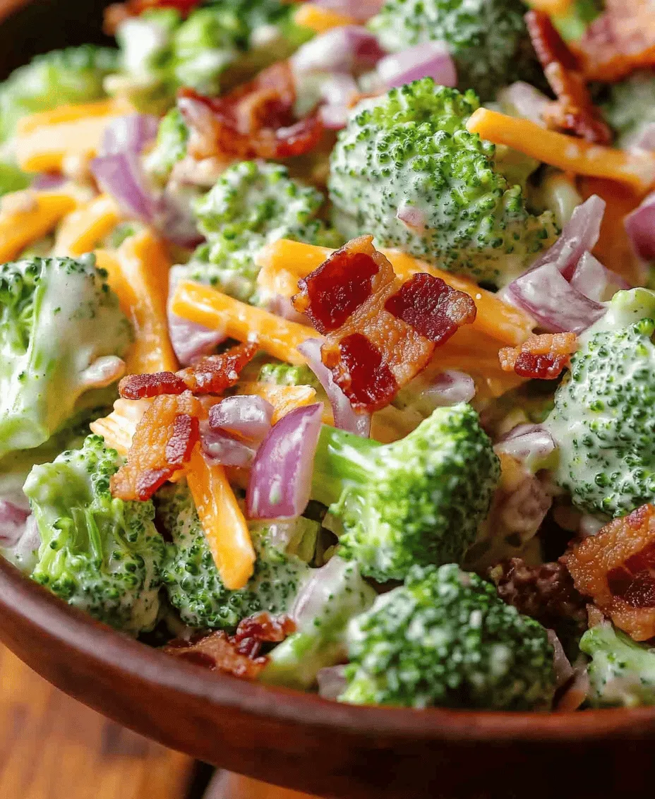 To create a truly exceptional broccoli salad, it is essential to understand each ingredient's role and the health benefits they provide. Here’s a closer look at what makes this salad so special: