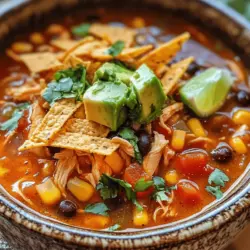 Spicy Chicken Tortilla Soup is a beloved dish that captures the essence of comfort food while exciting the palate with its vibrant flavors and textures. This hearty soup, originating from Mexico, is a delightful fusion of spicy, savory, and tangy elements, making it a staple in many households. The dish is characterized by its rich broth, tender chicken, and an array of fresh garnishes that elevate the dining experience. Whether you're hosting a family dinner, planning a casual gathering with friends, or simply looking for a comforting weeknight meal, this soup is sure to impress.