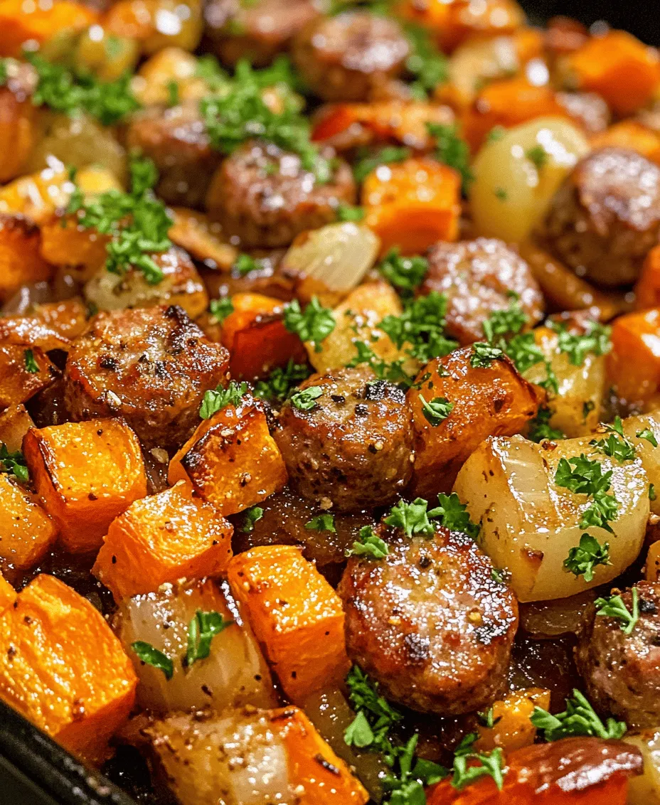 In the world of culinary arts, balancing flavors is an essential skill that transforms a simple dish into an unforgettable meal. One delightful example of this balance is the Savory Sausage & Sweet Potatoes with Honey Garlic Sauce. This dish beautifully marries the rich, hearty flavors of sausage with the natural sweetness of sweet potatoes, all brought together by a luscious honey garlic sauce. The result is a comforting plate that not only tantalizes the taste buds but also warms the soul.