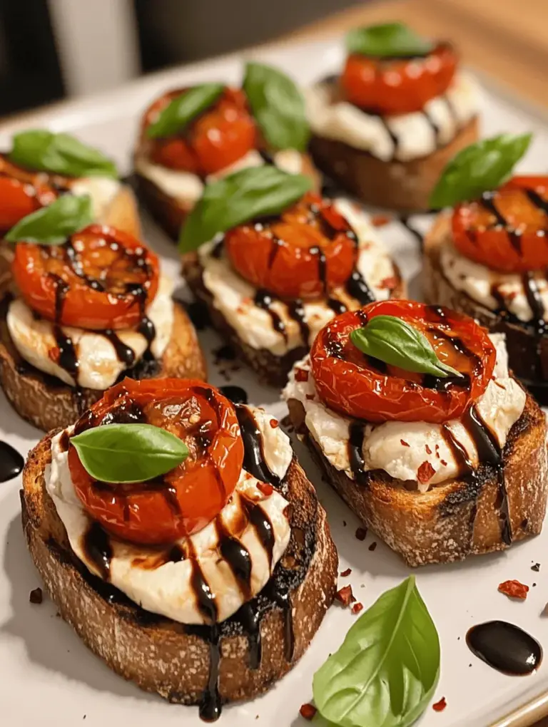 Burrata & Roasted Cherry Tomato Toast is a stunning dish that effortlessly marries simplicity with elegance. This delightful recipe is perfect for any occasion, whether you're hosting a casual brunch, preparing a light dinner, or simply wanting to enjoy a fresh and vibrant appetizer. The combination of creamy burrata cheese, sweet roasted cherry tomatoes, and crunchy toasted bread creates a unique flavor and texture experience that is both satisfying and refreshing.