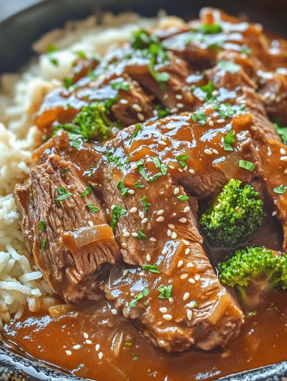 When preparing your Easy Slow Cooker Beef and Broccoli Delight, it's crucial to layer your ingredients correctly to ensure even cooking and maximize flavor. Start by placing the beef at the bottom of the slow cooker. This allows the meat to absorb the juices and flavors from the sauce as it cooks. Next, add your vegetables, beginning with the denser ones such as carrots or onions, if using, and topping them with the broccoli. The broccoli should be added later in the cooking process, but if you prefer to layer it in beforehand, keep it on top to prevent overcooking and mushiness.