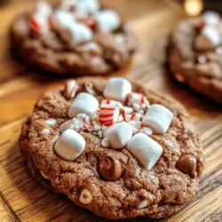 Imagine cozying up on a chilly winter evening, surrounded by the comforting aroma of freshly baked cookies wafting through your home. The Marshmallow-Surprise Hot Cocoa Cookies are not just a treat; they embody the spirit of warmth, joy, and the delightful nostalgia that accompanies winter celebrations. These cookies are a unique blend of flavors and textures, combining rich chocolate with the gooey sweetness of marshmallows, all while echoing the classic taste of hot cocoa.